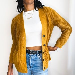 YELLOW CARDIGAN